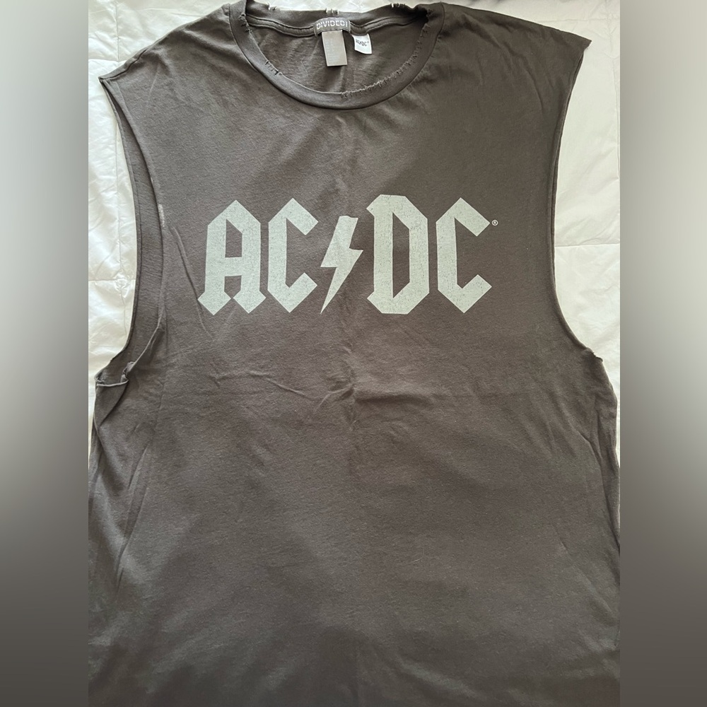 AC/DC Sleeveless Graphic Tee